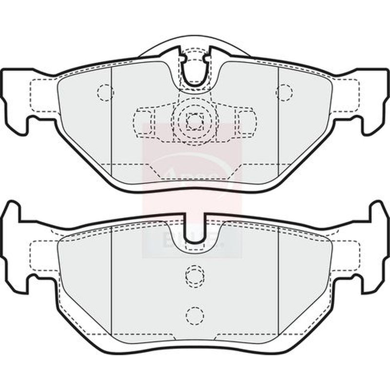 Apec Front Vented & Rear Vented Brake Discs & Pads fits BMW 3 2004-2013