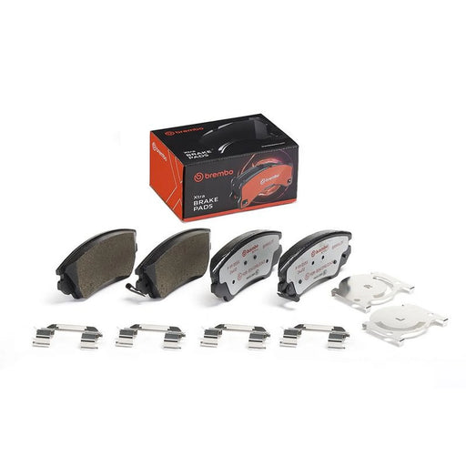 Brembo 4 x Front Brake Pad Set fits Bentley Flying Spur 2013-2020 4.0 6.0