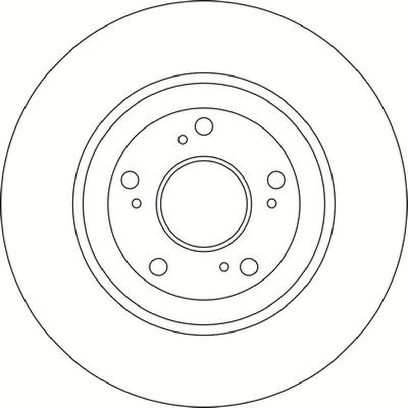 Abtex 2 x Vented Brake Discs fits Honda Civic VIII 2006-2012 2.0