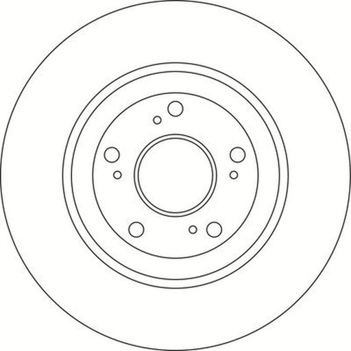 Abtex 2 x Vented Brake Discs fits Honda Civic VIII 2006-2012 2.0
