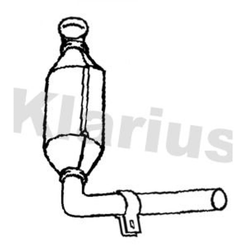 Klarius Catalyst Type Approved fits Fiat Doblo 2005 on 1.3