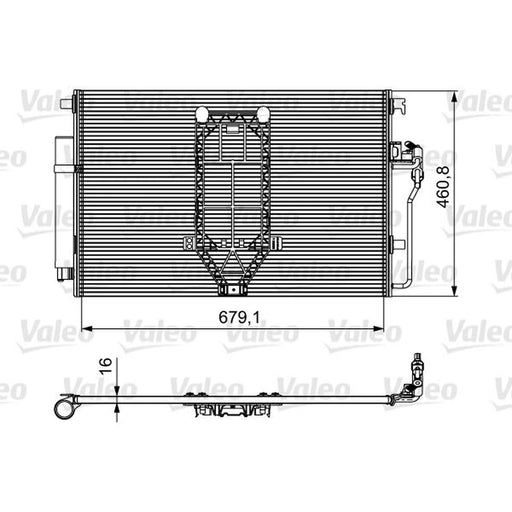 Valeo Air Conditioning Condenser 812502