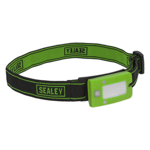 Sealey Rechargeable Head Torch 2W COB LED Auto-Sensor Green LED360HTG Sealey - Dynamic Drive