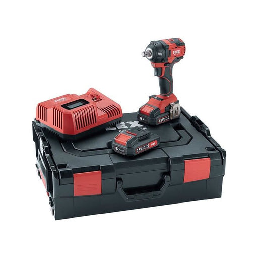 Flex Power Tools IW 1/2 18.0-EC/2.5 Brushless Impact Wrench 18V 2 x 2.5Ah Li-ion Flex Power Tools - Dynamic Drive