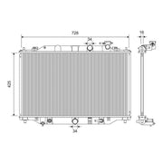 Valeo Engine Radiator 701392