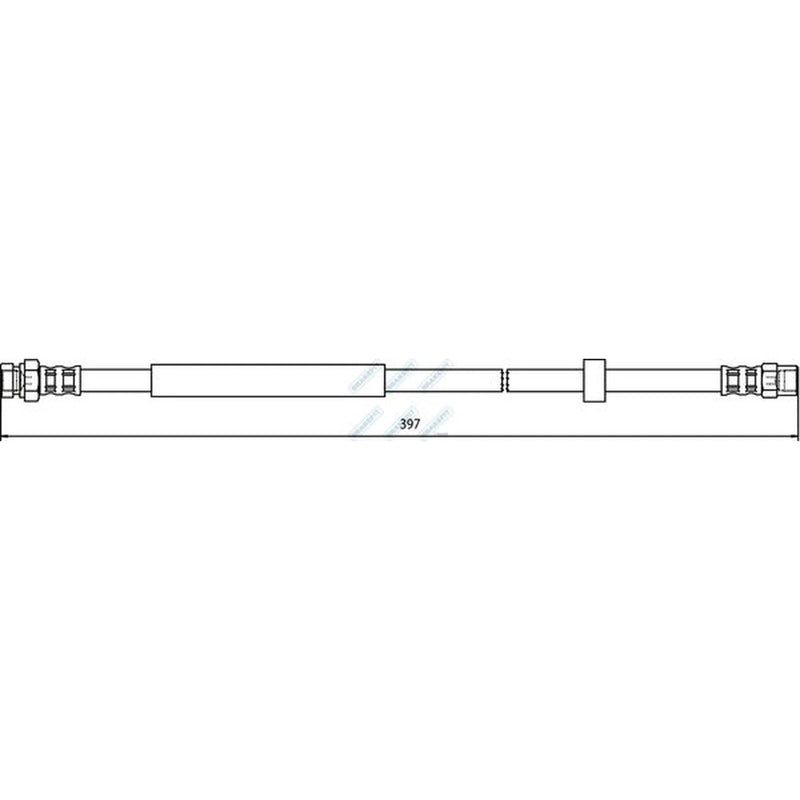 Apec Brake Hydraulic Hose Line inner BHO4076