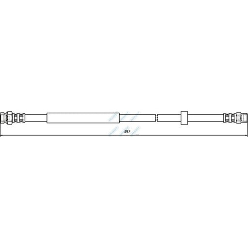 Apec Brake Hydraulic Hose Line inner BHO4076