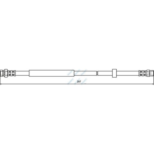 Apec Brake Hydraulic Hose Line Rear fits Ford Galaxy 1995-2000 2.8