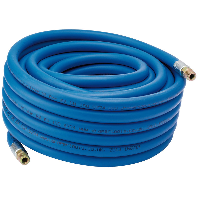 Draper Air Line Hose, 15m, 1/4"/6mm Bore, 1/4" BSP 38285 Draper - Dynamic Drive