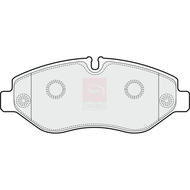 Apec Front Brake Pad Set fits Iveco Daily IV 2006-2011