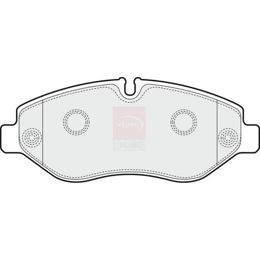 Apec Front Brake Pad Set fits Iveco Daily IV 2006-2011