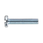 Sealey Machine Screw M5 x 25mm Pan Head Slot Zinc DIN 85 Pack of 50 MSS525 Sealey  - Dynamic Drive