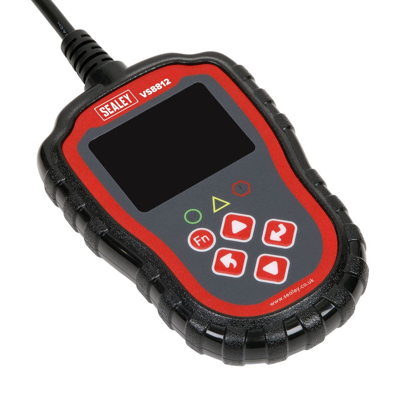 Sealey EOBD Code Reader Live Data VS8812 Sealey - Dynamic Drive