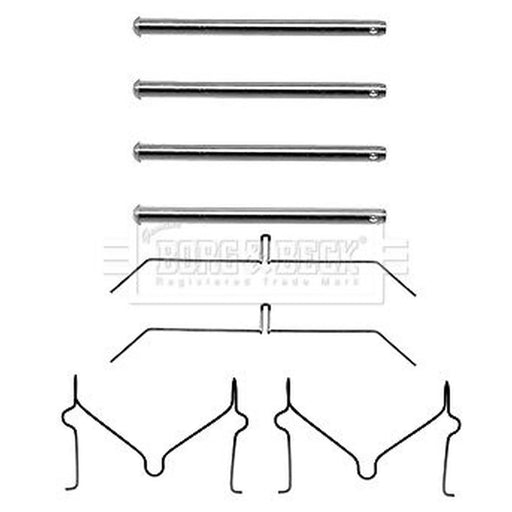 Borg & Beck Brake Pad Accessory Fitting Kit Front BBK1214