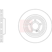 Apec Brake Discs fits Mercedes-Benz Sl 2012-2020 231.457 231.465 231.466 231.473