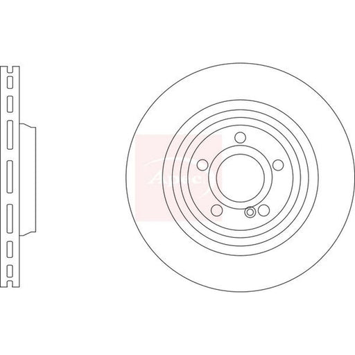 Apec Brake Discs fits Mercedes-Benz Sl 2012-2020 231.457 231.465 231.466 231.473