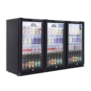 Baridi Back Bar Drinks Fridge Cooler DH336 307L Black