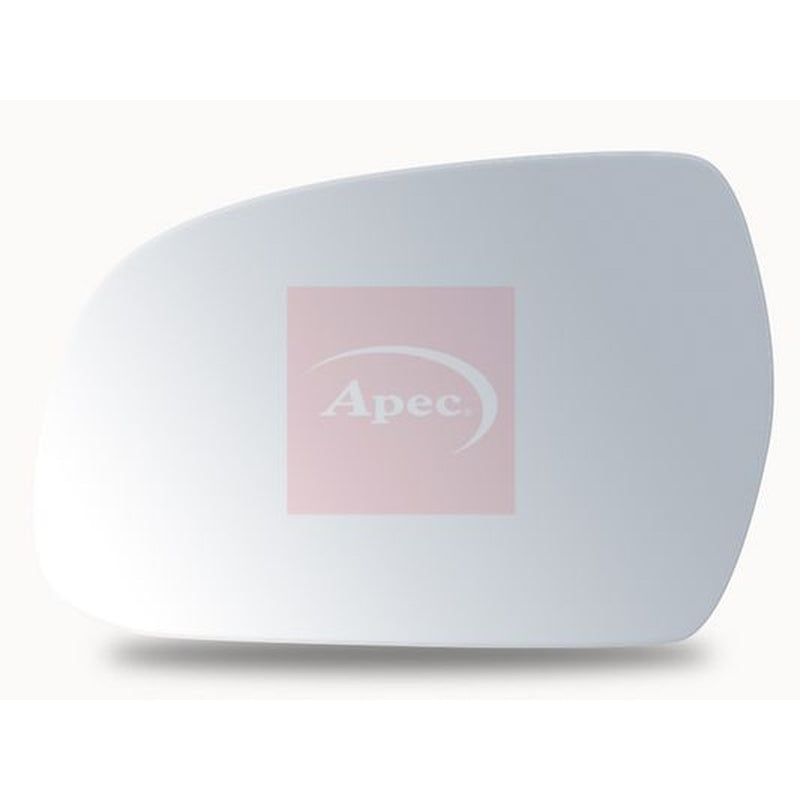 Apec Exterior Wing Mirror Glass Left fits Audi A3 2003-2013 1.2 1.4 1.6 1.8 2.0
