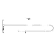 Bosch Brake Pad Wear Sensor Rear fits Land Rover Range Rover 2002-2012 3.0 4.4