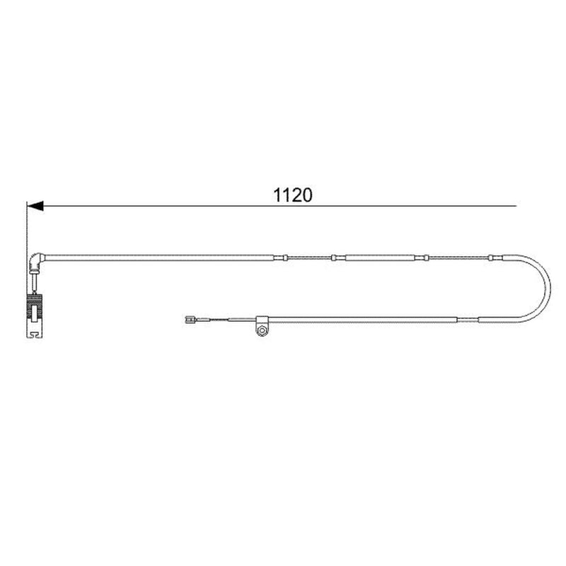 Bosch Brake Pad Wear Sensor Rear fits Land Rover Range Rover 2002-2012 3.0 4.4