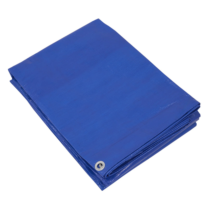 Sealey Lightweight PE Tarpaulin 5.49 x 7.32m Blue