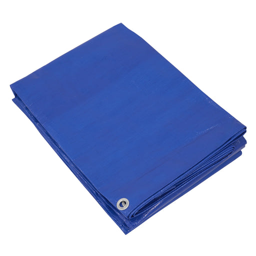 Sealey Lightweight PE Tarpaulin 5.49 x 7.32m Blue
