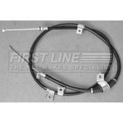 First Line Handbrake Cable Left Rear fits Mitsubishi Shogun Classic 2006 on 3.2