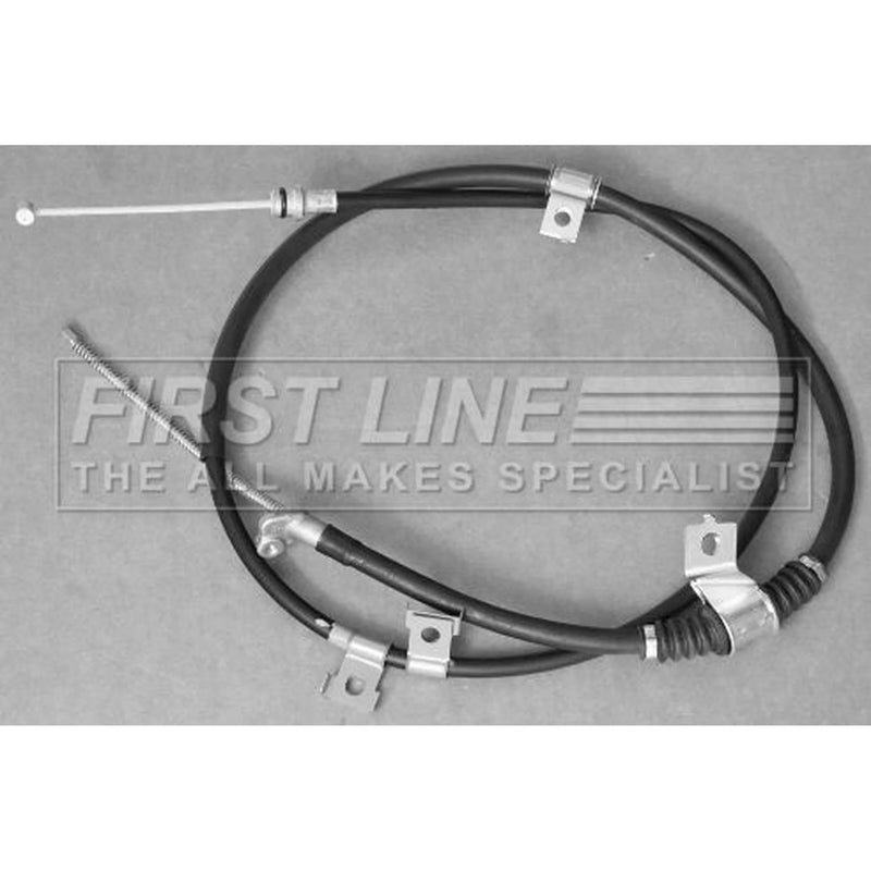 First Line Handbrake Cable Left Rear fits Mitsubishi Shogun Classic 2006 on 3.2