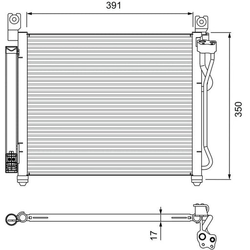 Valeo Air Conditioning Condenser 814299