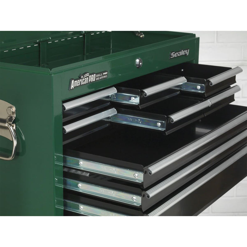 Sealey Topchest 9 Drawer with Ball-Bearing Slides Red/Grey AP22509BB Sealey - Dynamic Drive