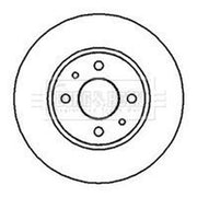Borg & Beck Front & Rear Brake Discs & Pads fits Fiat Stilo Multi 2003-2008 1.6