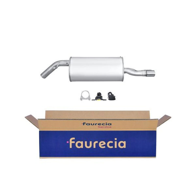 Hella End Silencer Rear fits Peugeot 207 2007-2012 1.6