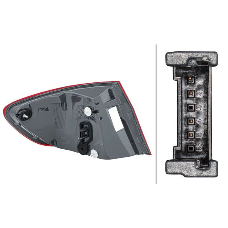 Hella Tail Light / Lamp LED Right 2SD 010 234-101