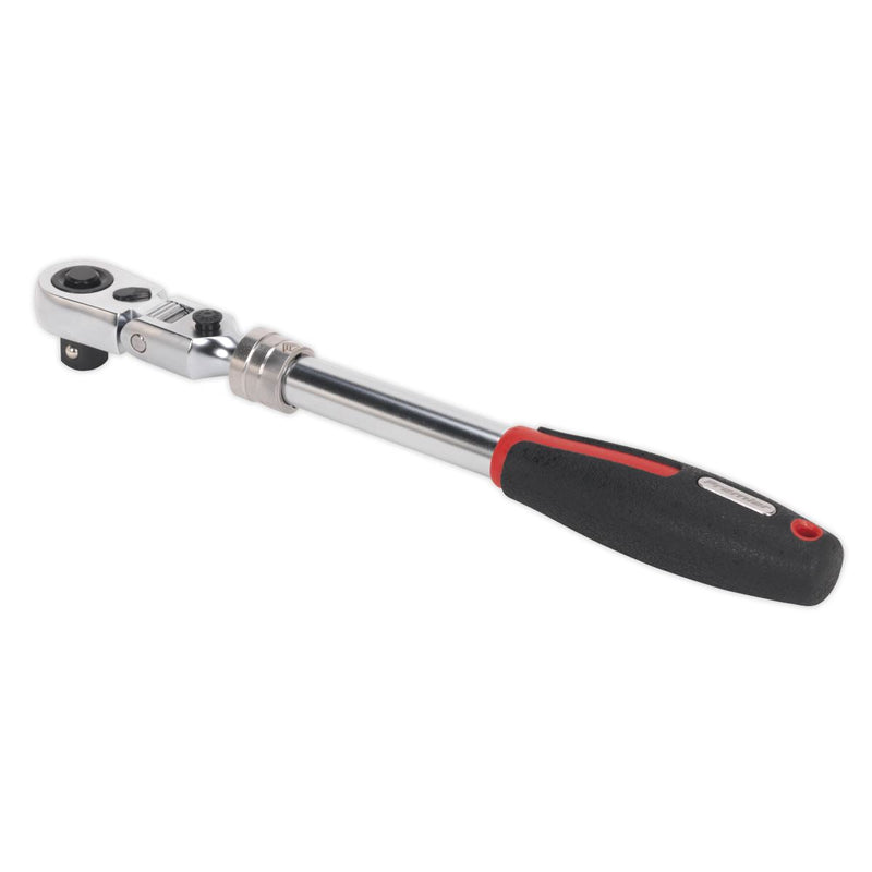 Sealey Ratchet Wrench 1/2"Sq Drive Flexi-Head Extendable Platinum Series AK8984 Sealey - Dynamic Drive