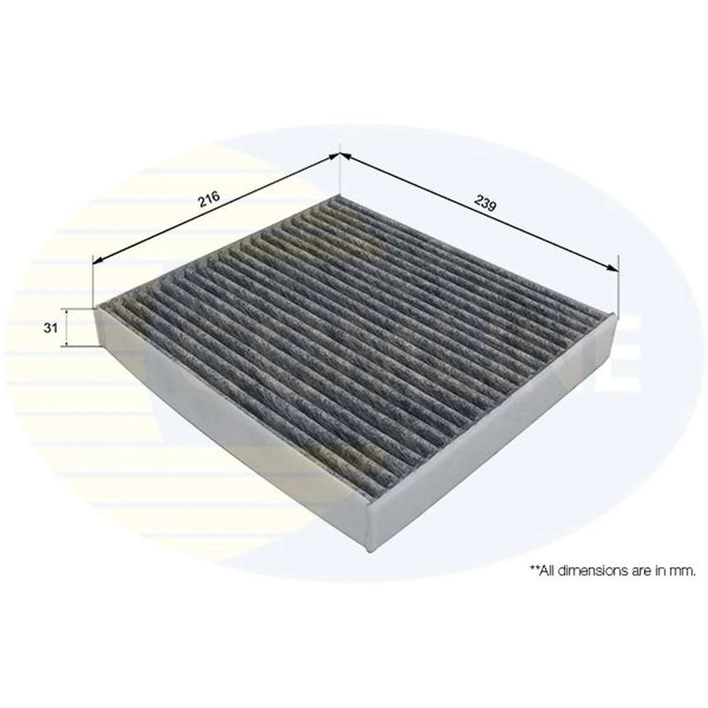 Comline Cabin Air Filter (Pollen Filter) fits BMW 2 Active Tourer 2021-2022