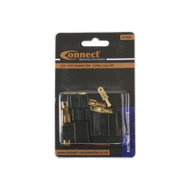 Connect 250 Type Connector 2 Pin Kit 12pc 37402 Tool Connection - Dynamic Drive