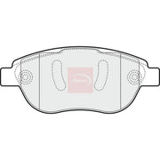 Apec Front Brake Pad Set fits Citroën Berlingo First 2002-2011 1.6 2.0