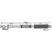 Borg & Beck Brake Hydraulic Hose Line Front Right BBH6986