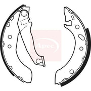 Apec Brake Shoe Set Axle Kit SHU535