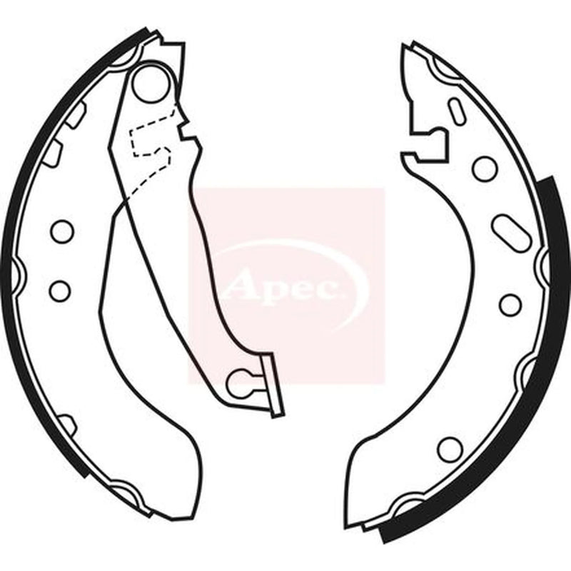 Apec Brake Shoe Set Axle Kit SHU535