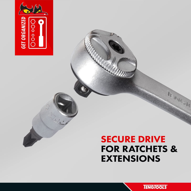 Teng Tools 1/4" PZ Bit Socket PZ2 Teng Tools - Dynamic Drive