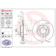 Brembo Front & Rear Brake Discs & Pads fits VW Passat B5 1996-2000 1.6 1.8 1.9