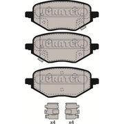 Juratek Rear Brake Pad Set fits MG Hs 2018 on 1.5