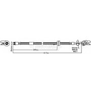 Borg & Beck Brake Hydraulic Hose Line Front Right BBH8224