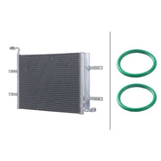 Hella Air Conditioning Condenser fits Seat Cordoba 2002-2009 1.2 1.4 1.6 1.9 2.0