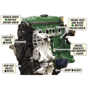 E-Tech Black Engine Enamel Paint 250ml Heat Resistant High Temp E-Tech - Dynamic Drive
