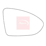 Apec Exterior Wing Mirror Glass Right fits VW Arteon 2017-2021 1.5 2.0
