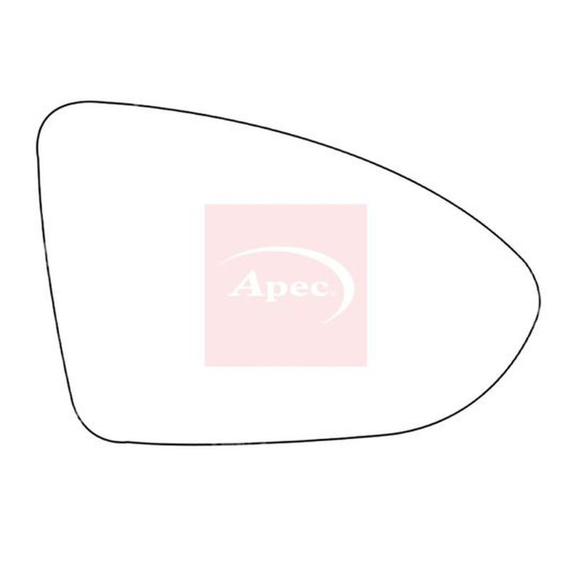 Apec Exterior Wing Mirror Glass Right fits VW Arteon 2017-2021 1.5 2.0