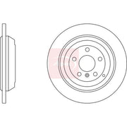 Apec 2 x Solid Rear Brake Discs DSK2386-x2