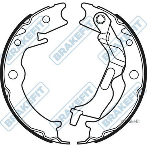 Apec Parking Brake Shoe Set fits Chevrolet Epica 2006-2011 2.0